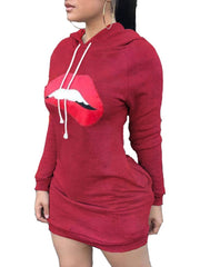 Load image into Gallery viewer, Hooded Mini Dress