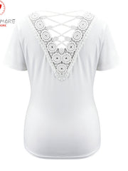 Load image into Gallery viewer, Lace Back Top