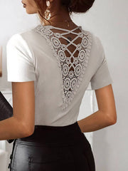 Load image into Gallery viewer, Lace Back Top