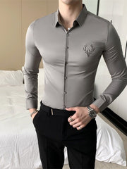 Load image into Gallery viewer, Slim Fit Long Sleeve Shirt