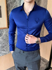 Load image into Gallery viewer, Slim Fit Long Sleeve Shirt