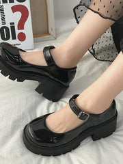 Load image into Gallery viewer, Chunky Heel Mary Janes