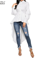 Load image into Gallery viewer, Ruffled Long Sleeve Top