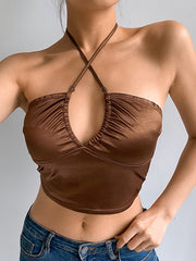 Load image into Gallery viewer, Halter Ruched Top