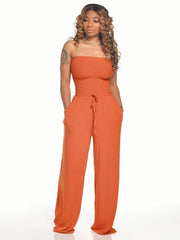 Load image into Gallery viewer, Tube Top Jumpsuit