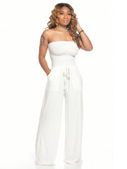 Load image into Gallery viewer, Tube Top Jumpsuit