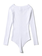 Load image into Gallery viewer, Off Shoulder Knitted Bodysuit