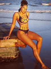 Load image into Gallery viewer, Ethnic Print Bikini