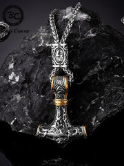 Load image into Gallery viewer, Vikings Hammer Pendant Necklace