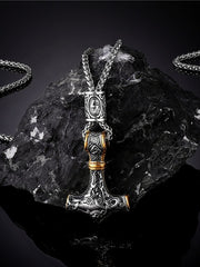 Load image into Gallery viewer, Vikings Hammer Pendant Necklace