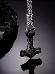 Load image into Gallery viewer, Vikings Hammer Pendant Necklace