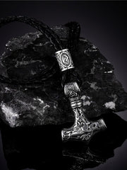 Load image into Gallery viewer, Vikings Hammer Pendant Necklace