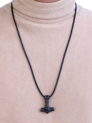 Load image into Gallery viewer, Vikings Hammer Pendant Necklace