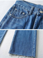 Load image into Gallery viewer, Wide Leg Loose Denim Pants