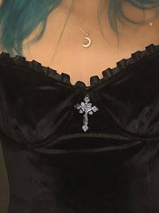 Load image into Gallery viewer, Gothic Velvet Dress