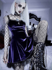 Load image into Gallery viewer, Gothic Velvet Dress