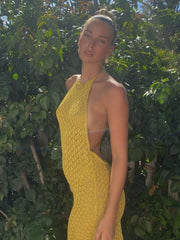 Load image into Gallery viewer, Backless Halter Dress