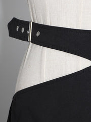 Load image into Gallery viewer, Loose Denim Skirt W/ Zipper