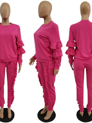 Load image into Gallery viewer, Ruffle Two Piece Set