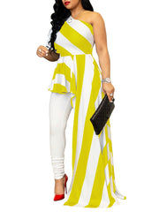 Load image into Gallery viewer, Asymmetric Striped Top