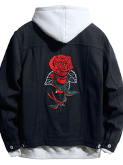 Load image into Gallery viewer, Embroidery Jean Jacket