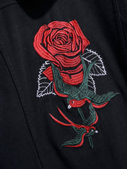 Load image into Gallery viewer, Embroidery Jean Jacket