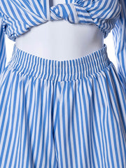 Load image into Gallery viewer, Striped Shirts and Shorts Set