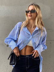 Load image into Gallery viewer, Striped Shirts and Shorts Set