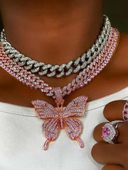 Load image into Gallery viewer, Butterfly Pendant Necklace