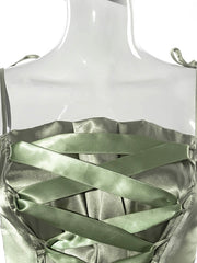 Load image into Gallery viewer, Front Lace-up Dress