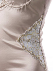 Load image into Gallery viewer, Satin Lace Dress