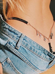 Load image into Gallery viewer, Rhinestone Letters Thong