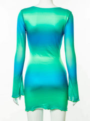 Load image into Gallery viewer, Tie-Dye Crisscross Dress