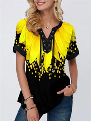 Load image into Gallery viewer, Floral Print Laced Shirt