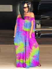 Load image into Gallery viewer, Off-shoulder Jumpsuit