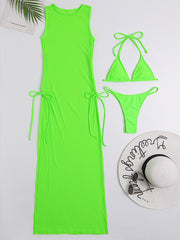 Load image into Gallery viewer, Sheer Dress With Bikini