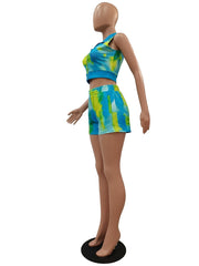 Load image into Gallery viewer, Zipper Top & Shorts