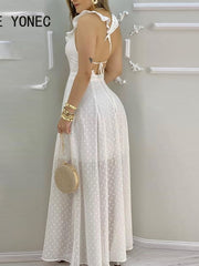 Load image into Gallery viewer, V-Neck Maxi Dress