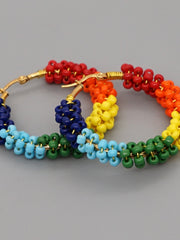 Load image into Gallery viewer, Bohemian Hoop Earrings