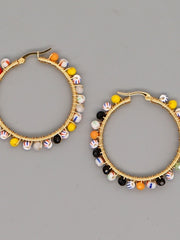 Load image into Gallery viewer, Bohemian Hoop Earrings
