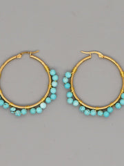 Load image into Gallery viewer, Bohemian Hoop Earrings