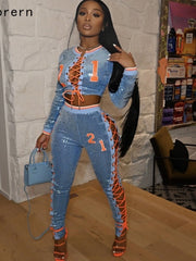 Load image into Gallery viewer, Front Lace-up Top & Pants