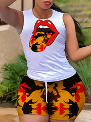 Load image into Gallery viewer, Sleeveless Top & Drawstring Shorts