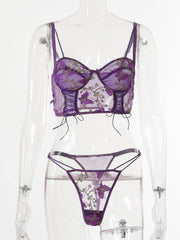 Load image into Gallery viewer, Floral Embroidery Lace Bodysuit