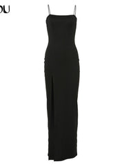 Load image into Gallery viewer, Side Slit Long Dress