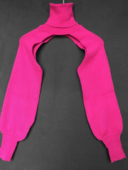 Load image into Gallery viewer, Turtleneck Long Sleeve Crop Top