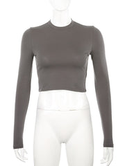 Load image into Gallery viewer, Long Sleeved Crop Top