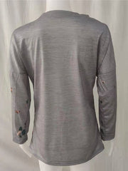 Load image into Gallery viewer, Long Sleeves V-Neck T-Shirt