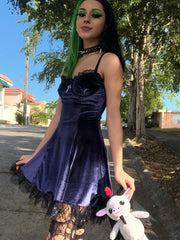 Load image into Gallery viewer, Gothic Velvet Dress