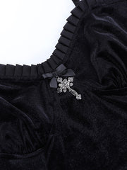Load image into Gallery viewer, Gothic Velvet Dress